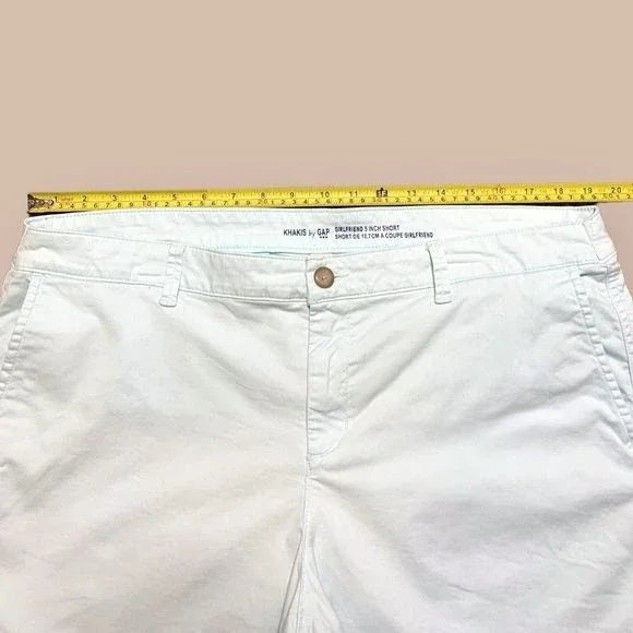 Gap Sorbet Mint Green 5 Inch Girlfriend Khakis Shorts Women’s Size 16
