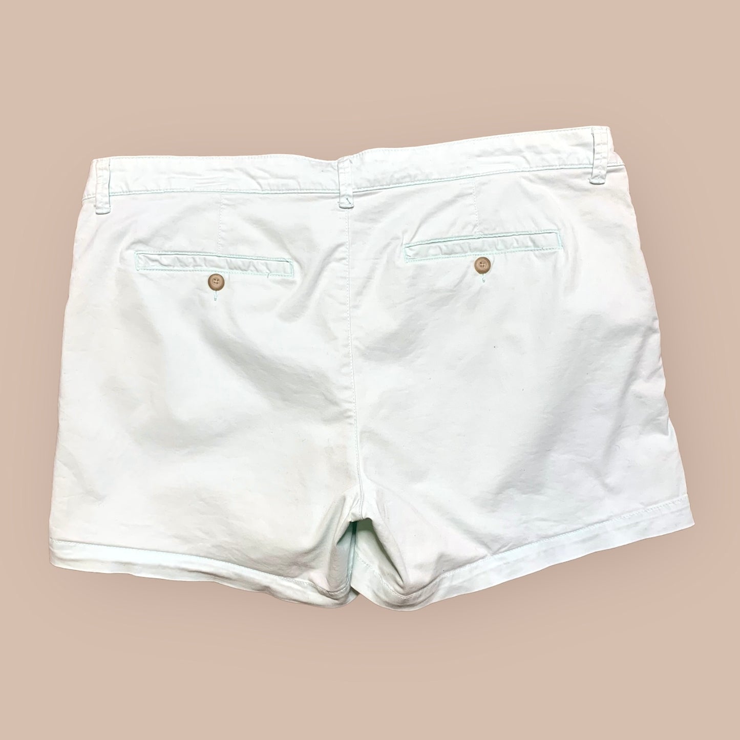 Gap Sorbet Mint Green 5 Inch Girlfriend Khakis Shorts Women’s Size 16