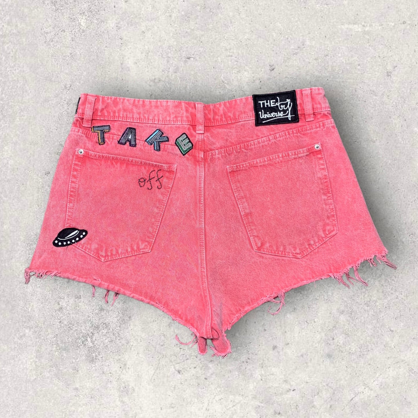Zara Take Off Outer High Rise Cut Off Jean Shorts Women’s Size 10