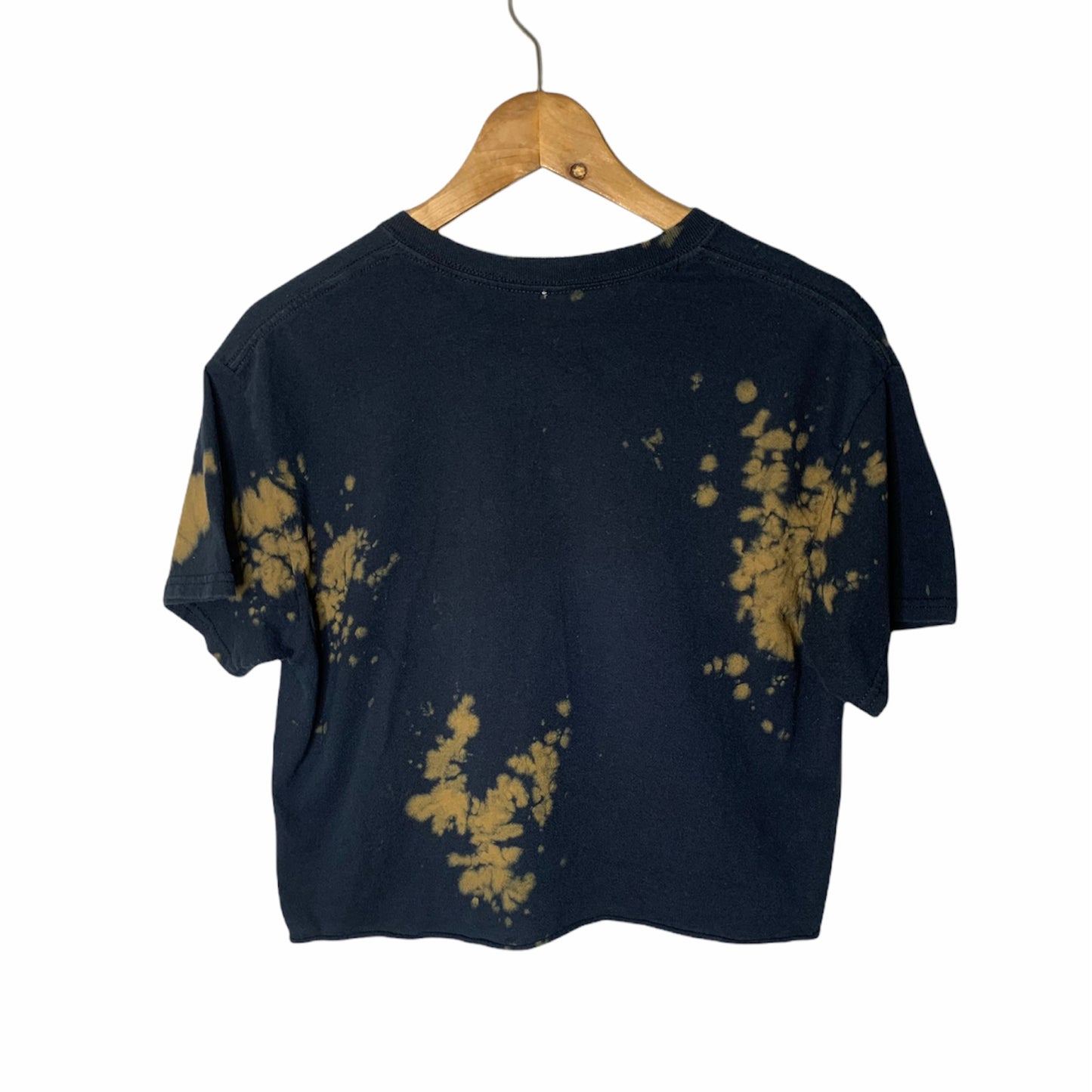 Women's Tie Dye Cropped Graphic Tee Shirt