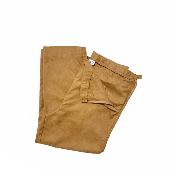 Vintage Cinnamon Brown High Waisted Cropped Pants