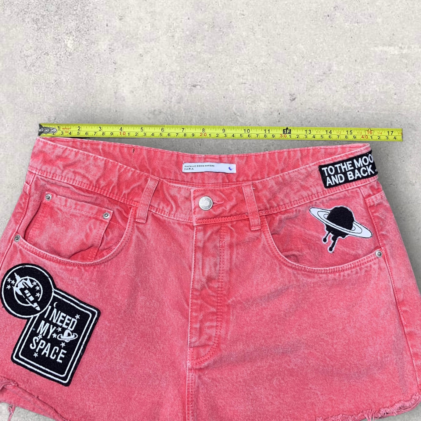 Zara Take Off Outer High Rise Cut Off Jean Shorts Women’s Size 10