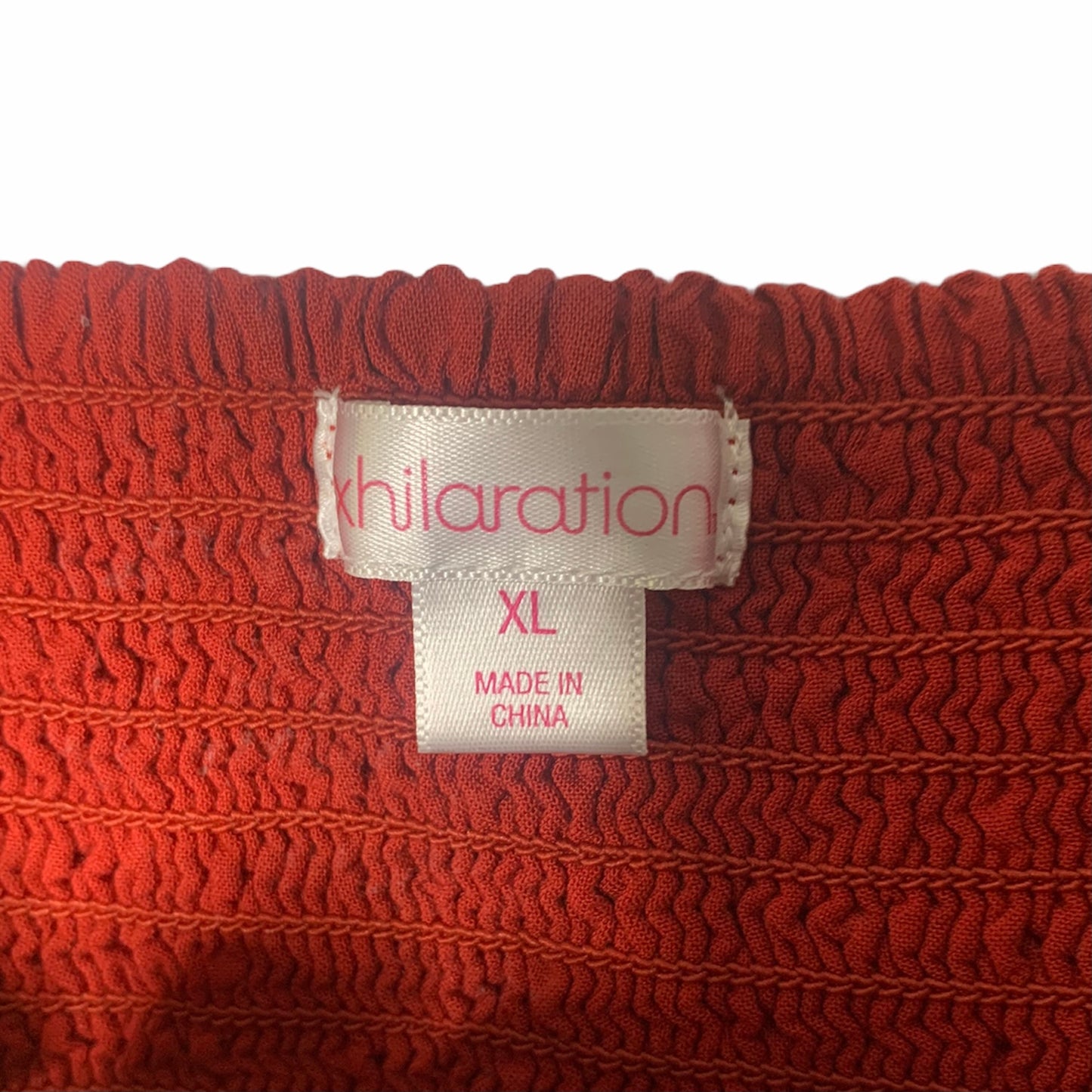 Nya Red Crochet Bandeau Top
