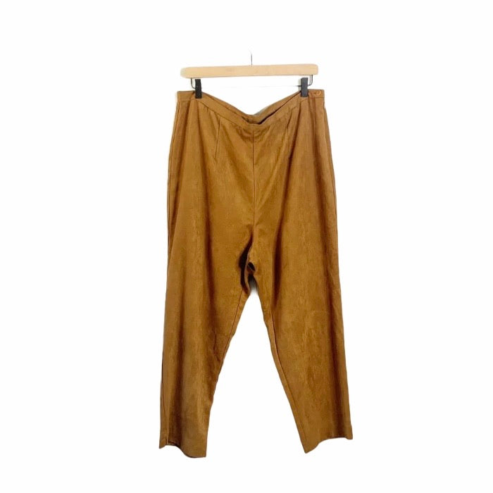 Vintage Cinnamon Brown High Waisted Cropped Pants
