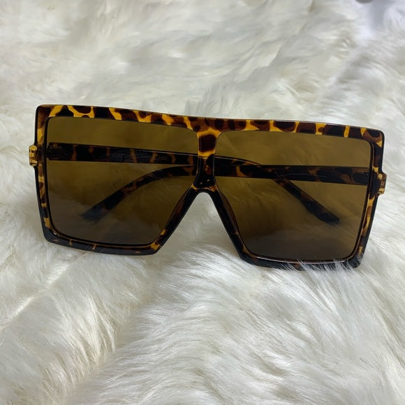 Oversized Flat Top Aviators