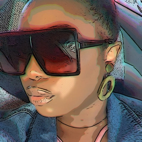 Oversized Flat Top Aviators