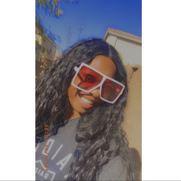 Oversized Flat Top Aviators