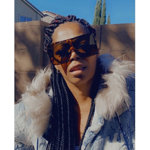 Oversized Flat Top Aviators