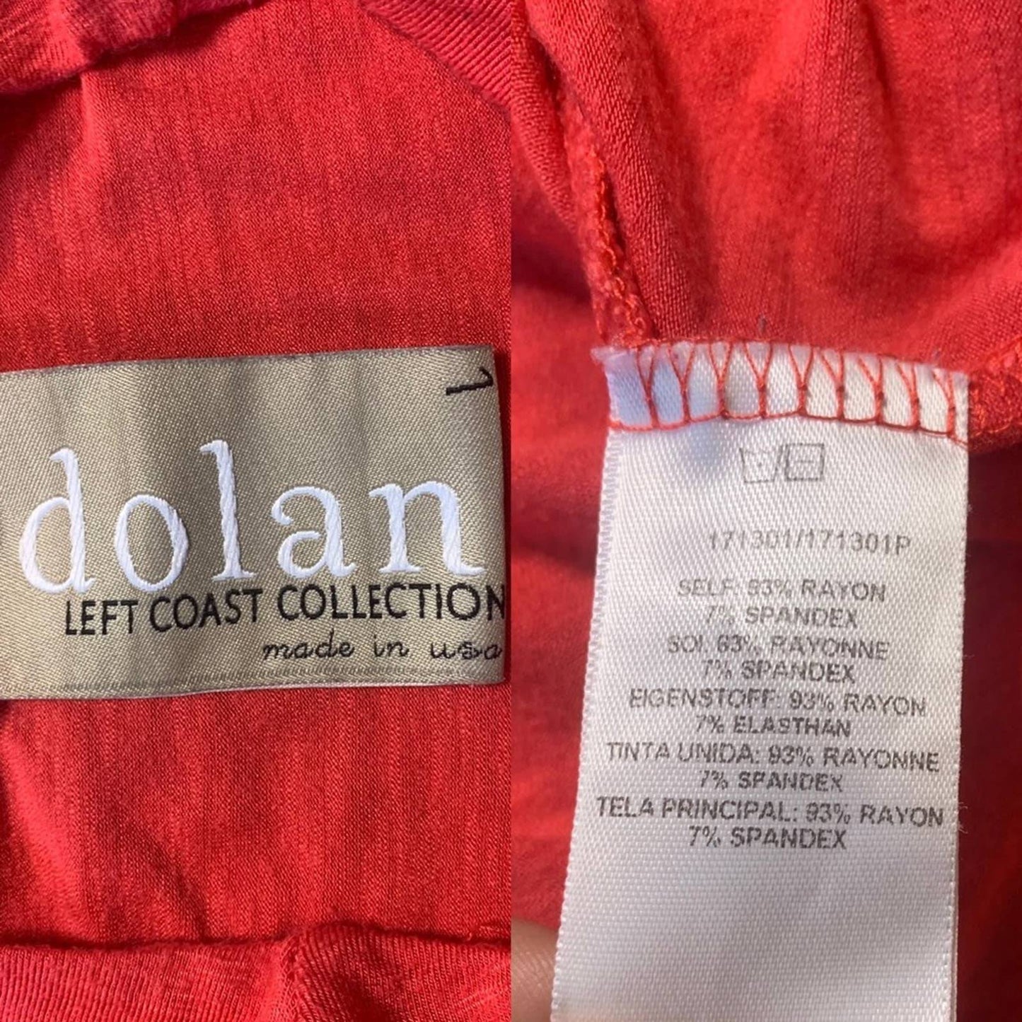 Women's Sleeveless Red Shift Dress Size Large