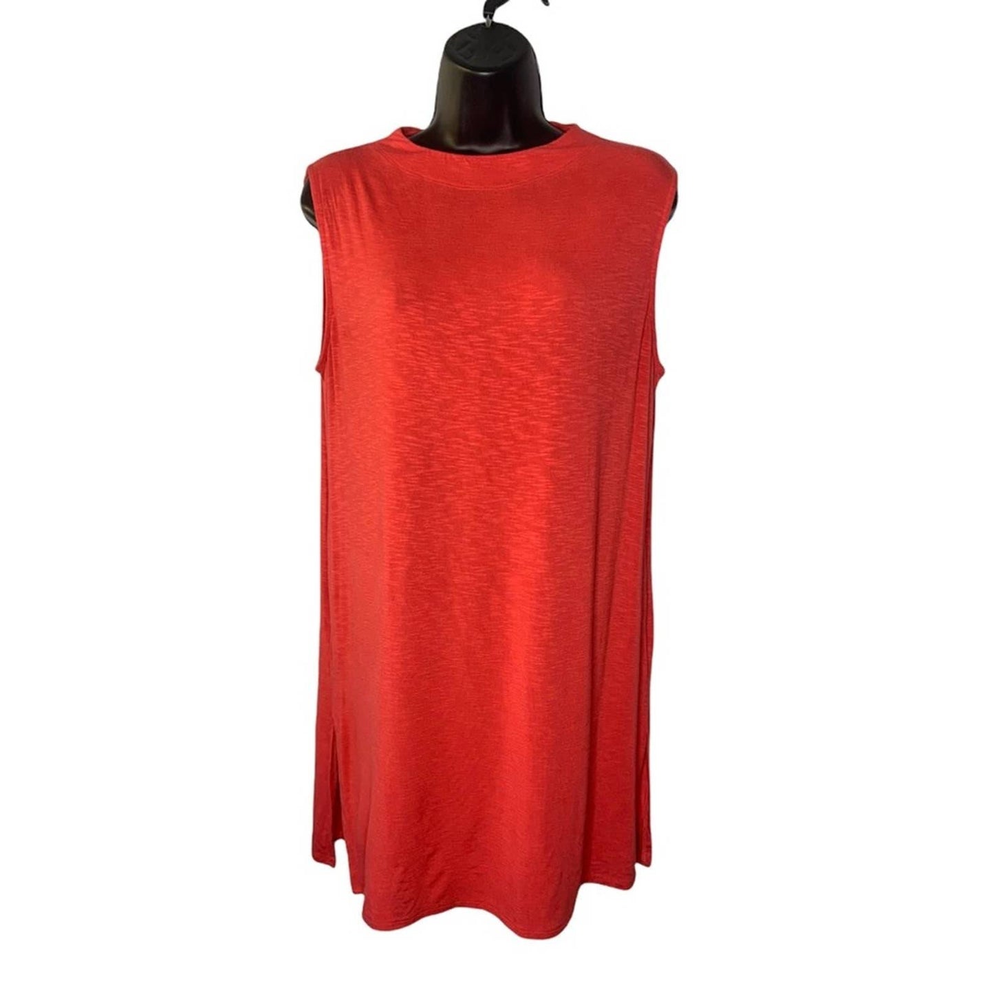 Women's Sleeveless Red Shift Dress Size Large