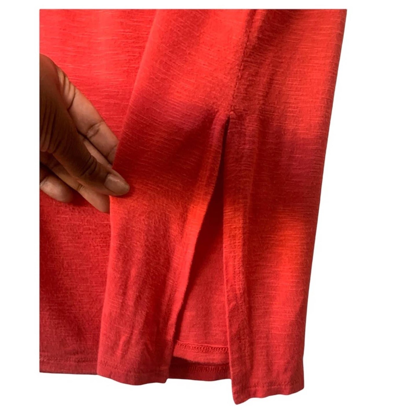 Women's Sleeveless Red Shift Dress Size Large
