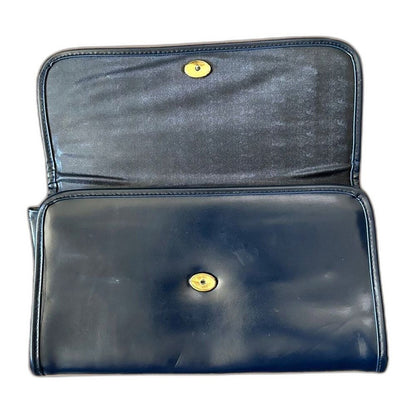 Vintage Faux Leather Clutch Smoking Costume Bag Theater Retro 80s 90s Purse