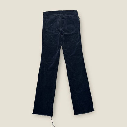 J Brand Pants Women’s 27 Straight Leg Black Corduroy Trousers Office Academia
