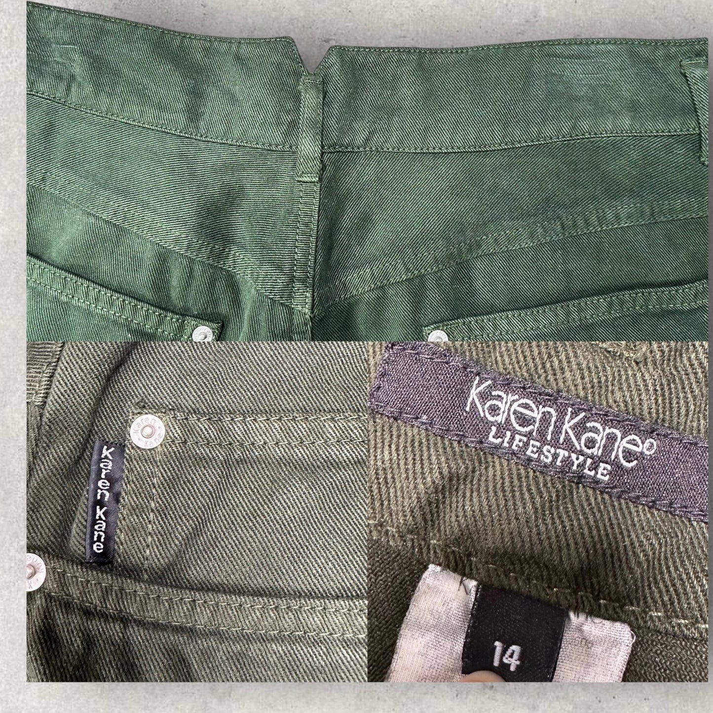Vintage Karen Kane High Waisted Mom Jeans Size 14