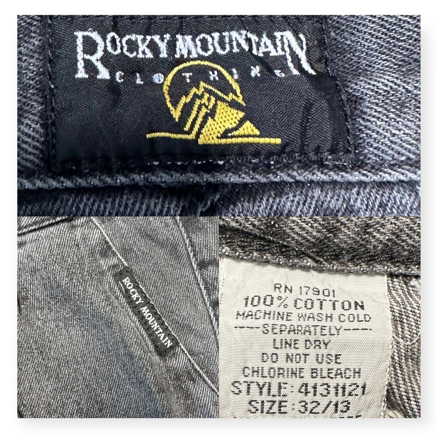 Vintage Rocky Mountain Western High Rise Mom Jeans
