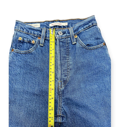 Levi’s Ribcage Straight Hidden Button Fly Jeans Women’s Size 23