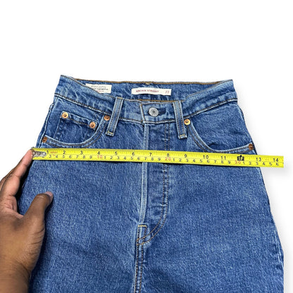 Levi’s Ribcage Straight Hidden Button Fly Jeans Women’s Size 23