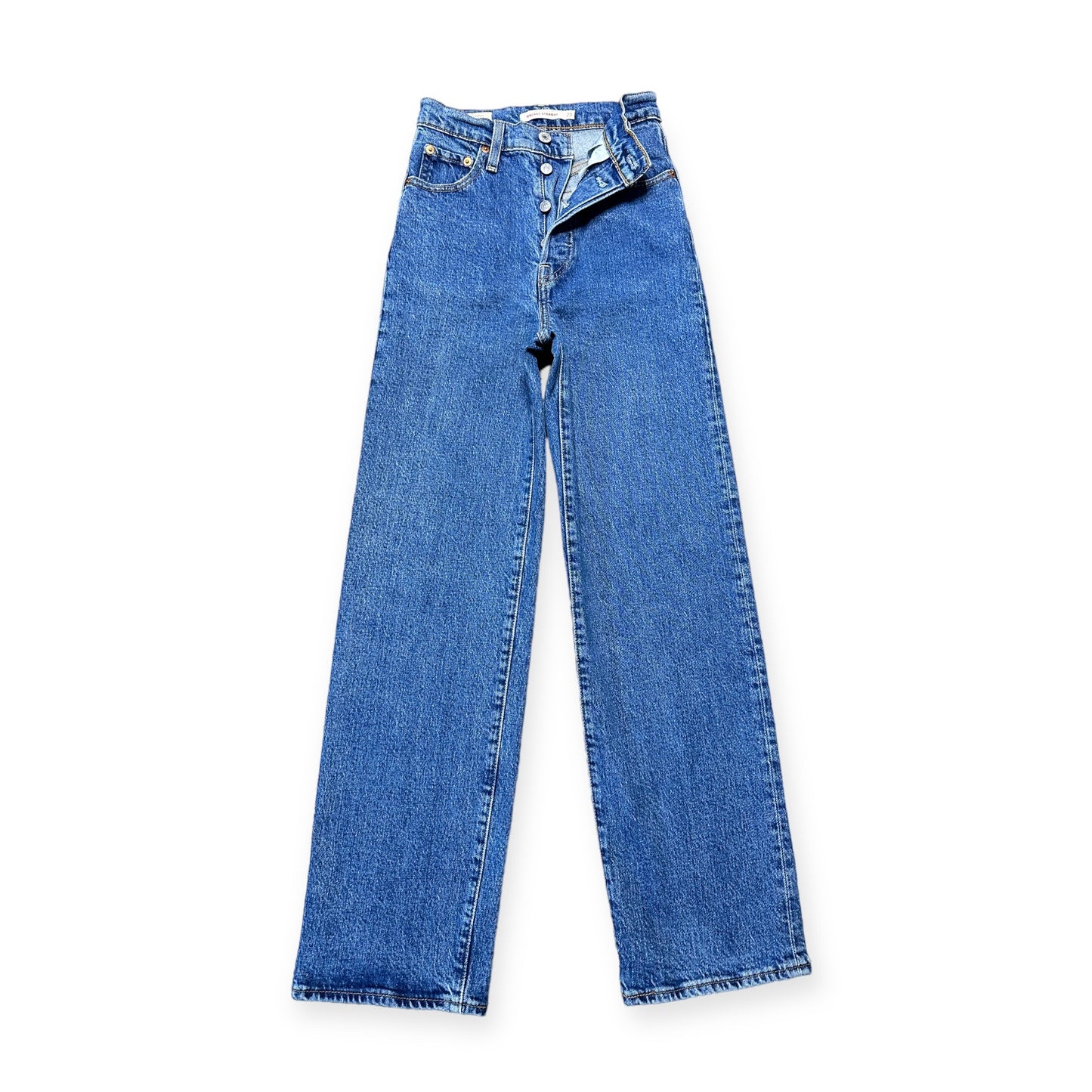 Levi’s Ribcage Straight Hidden Button Fly Jeans Women’s Size 23