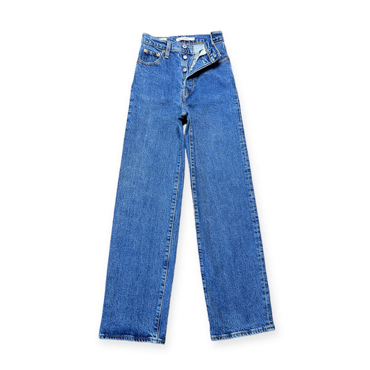 Levi’s Ribcage Straight Hidden Button Fly Jeans Women’s Size 23
