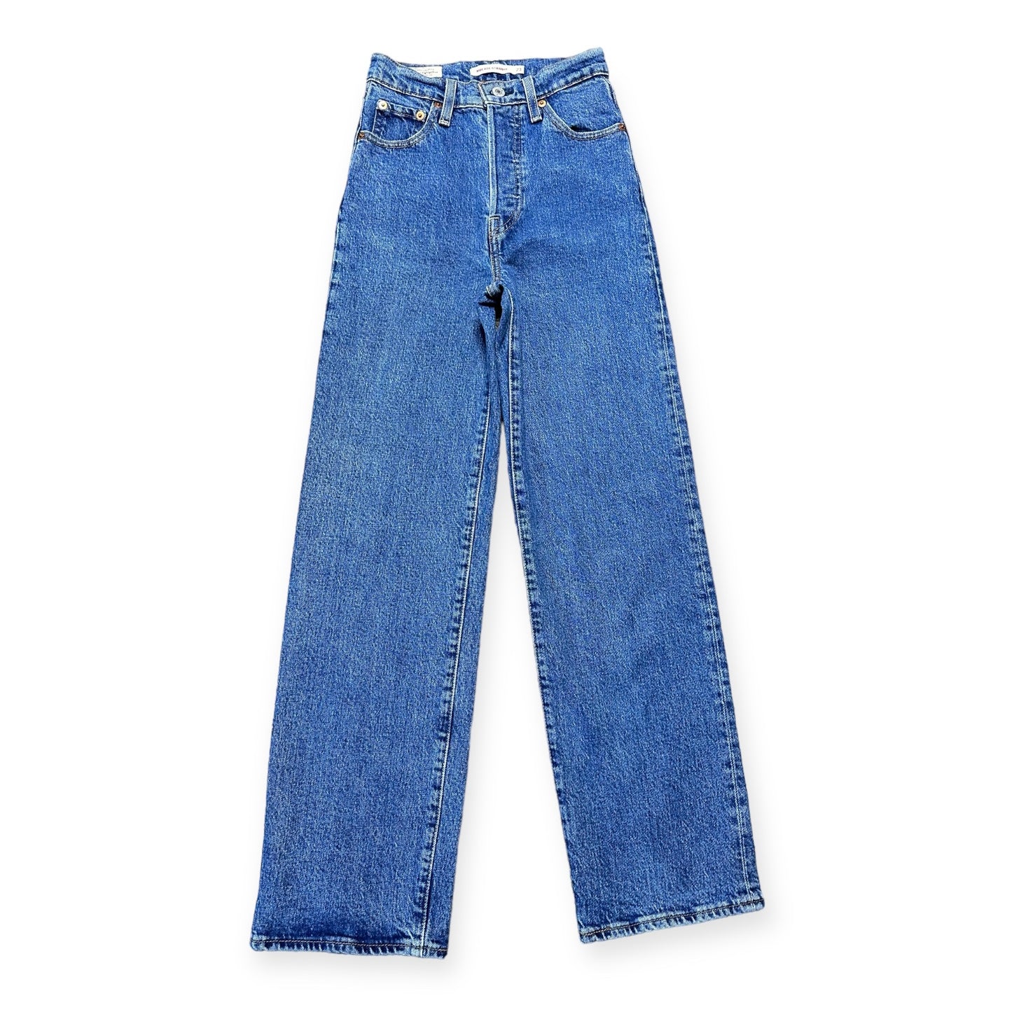 Levi’s Ribcage Straight Hidden Button Fly Jeans Women’s Size 23