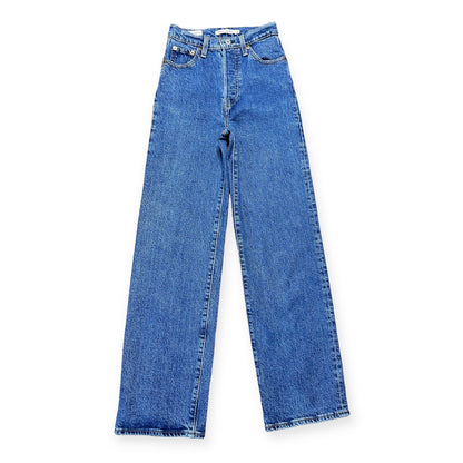 Levi’s Ribcage Straight Hidden Button Fly Jeans Women’s Size 23