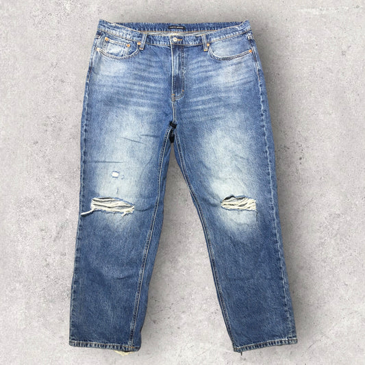 Lucky Brand Distressed Mid Rise Boy Jeans Women’s Size 20