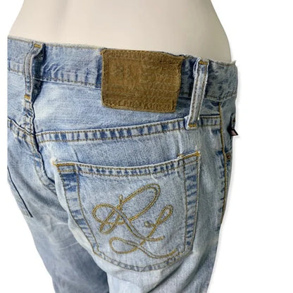 Vintage Polo RL Ralph Lauren Tie Dye Low Rise Lasso Jeans