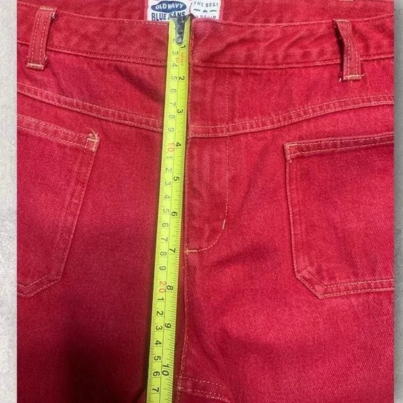 Y2K Plus Size Western Red Bootcut Jeans Women’s Size 20