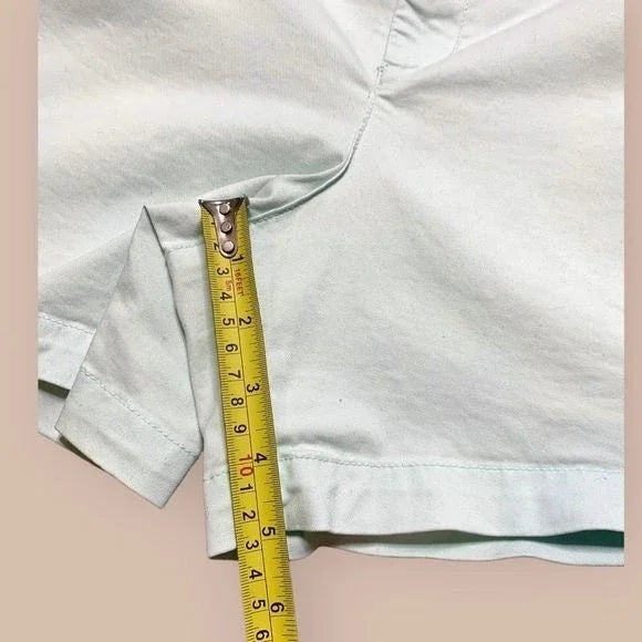Gap Sorbet Mint Green 5 Inch Girlfriend Khakis Shorts Women’s Size 16