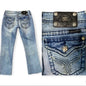 Miss Me Low Rise Light Wash Boot Cut Jeans Women’s Size 25