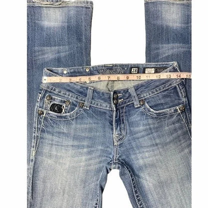 Miss Me Embellished Pocket Boot Cut Jeans Women’s Size 28