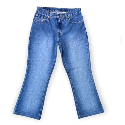 Vintage Jordache Authentic Wide Leg Cropped Jeans Women’s