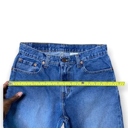 Vintage Jordache Authentic Wide Leg Cropped Jeans Women’s