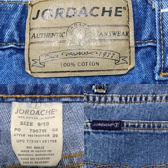 Vintage Jordache Authentic Wide Leg Cropped Jeans Women’s
