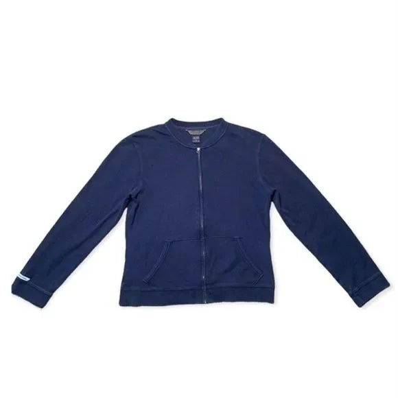 Y2K Abercrombie & Fit Zip Up Blue School Jacket