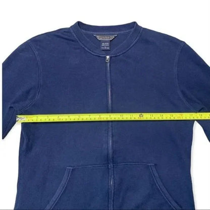 Y2K Abercrombie & Fit Zip Up Blue School Jacket