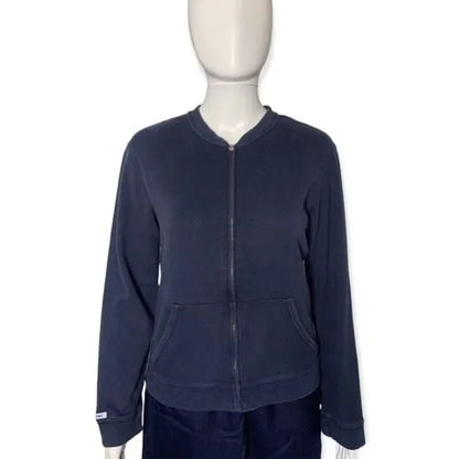 Y2K Abercrombie & Fit Zip Up Blue School Jacket