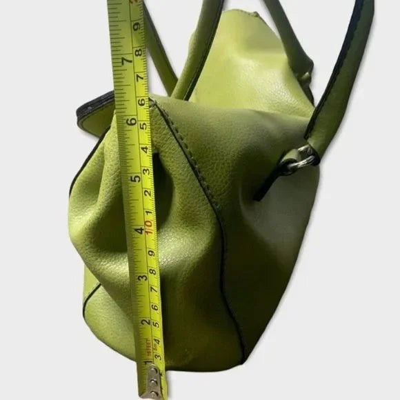 Y2K Faux Leather Green Flap Hobo Shoulder Bag