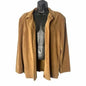 Briggs Brown Faux Suede Stretch Blazer