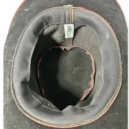 Vintage Leather Rancher Cowboy Hat