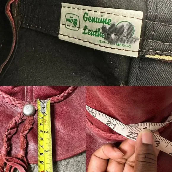 Vintage Leather Rancher Cowboy Hat