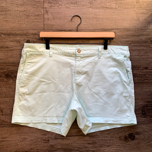 Gap Sorbet Mint Green 5 Inch Girlfriend Khakis Shorts Women’s Size 16
