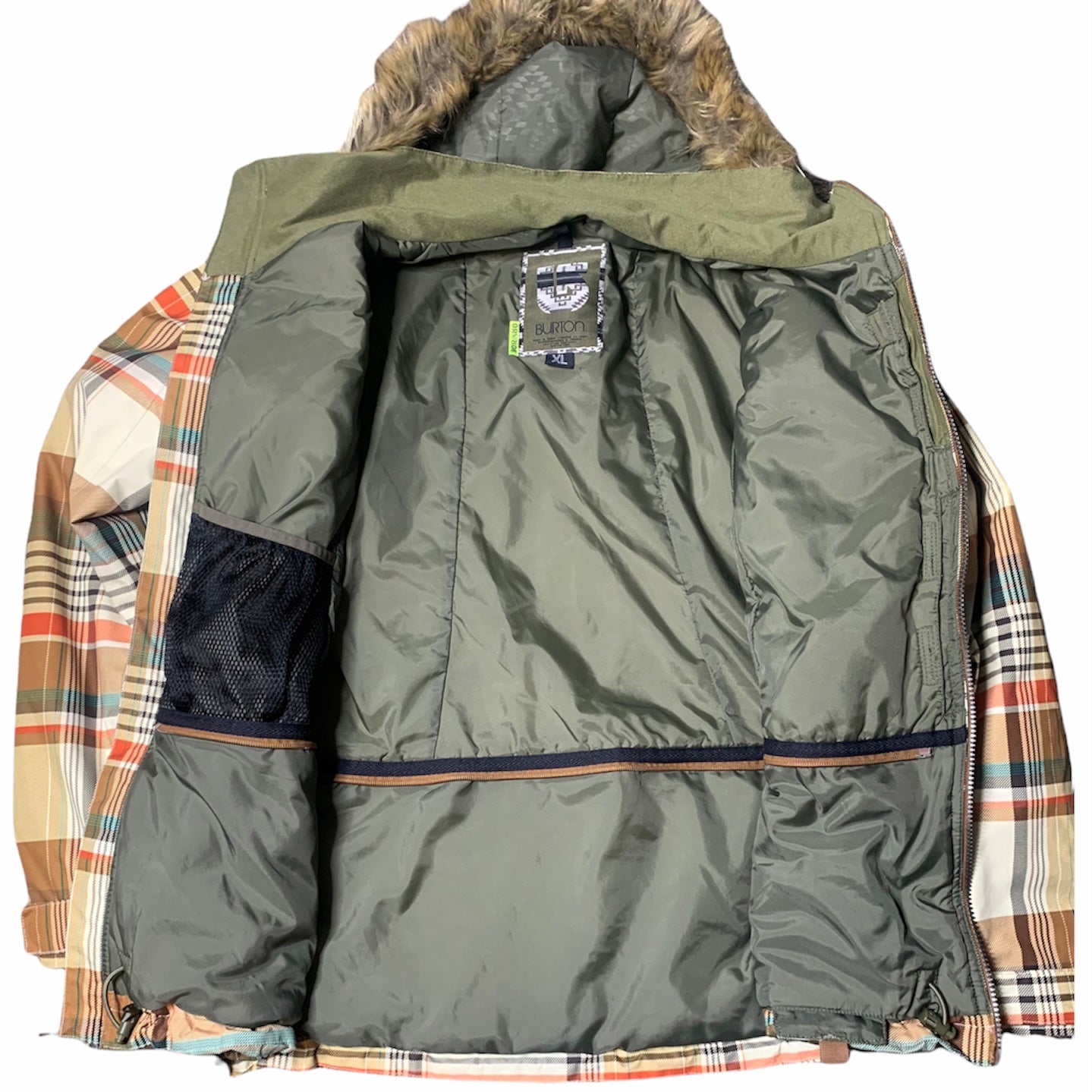 Retro Plaid Snowboarding Jacket