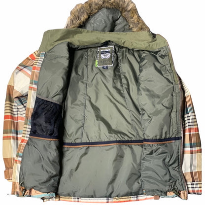 Retro Plaid Snowboarding Jacket
