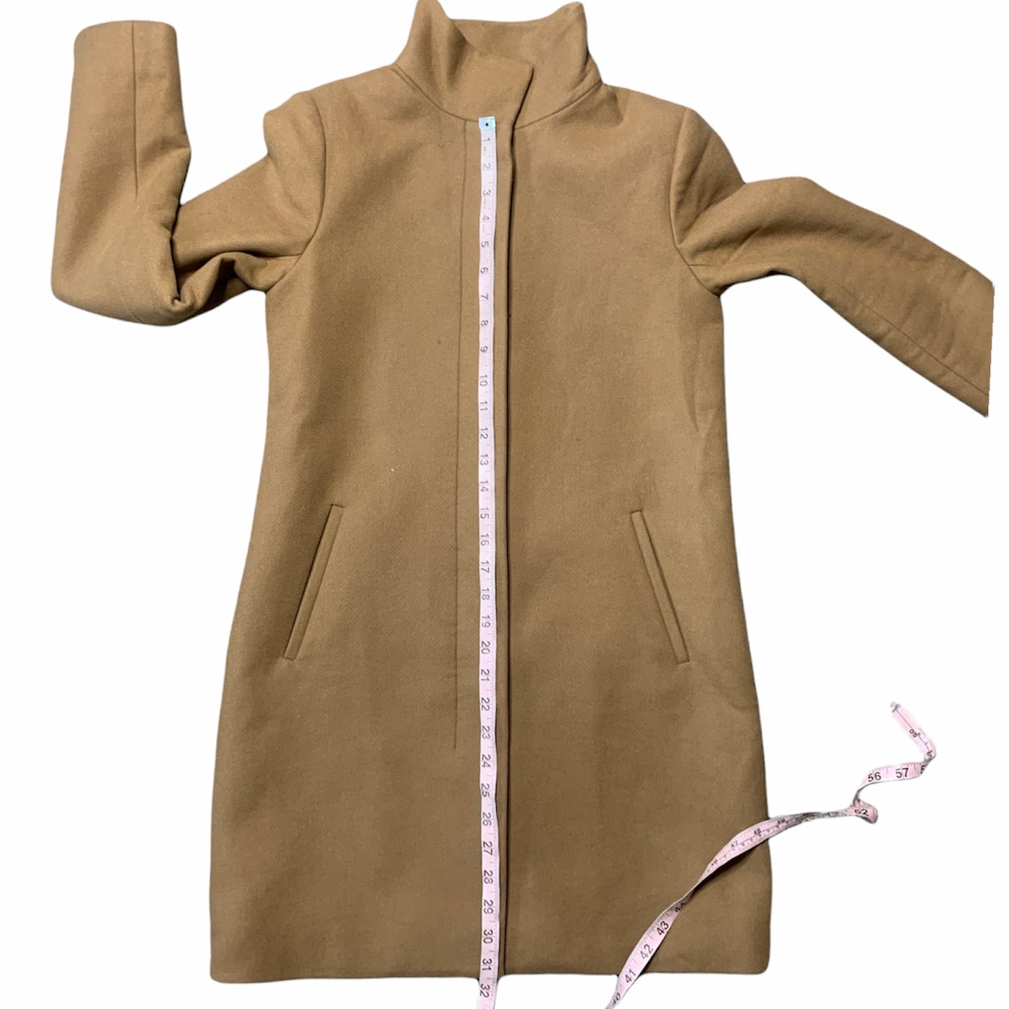 Camel Brown Wool Cashmere Coat by Theory