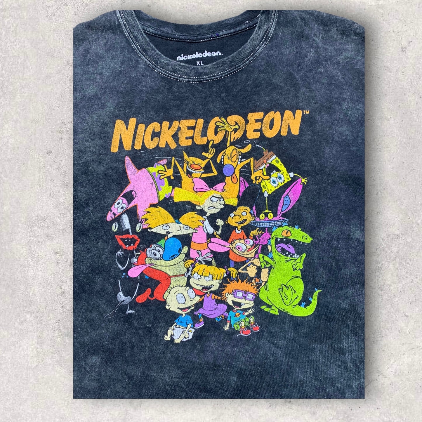 Nickelodeon 90s Cartoon Characters Graphic T-Shirt