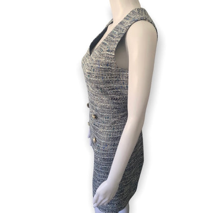 Karl Lagerfeld Sleeveless Tweed Women’s Sheath Dress Size XS