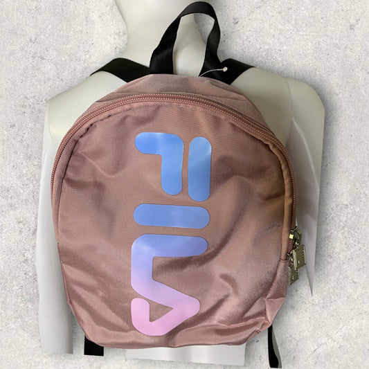 FILA Pink Logo Marjorie Mini Backpack