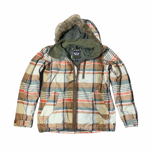 Retro Plaid Snowboarding Jacket