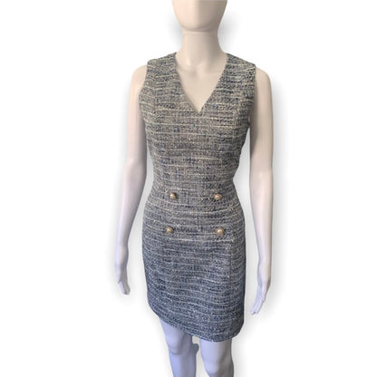 Karl Lagerfeld Sleeveless Tweed Women’s Sheath Dress Size XS